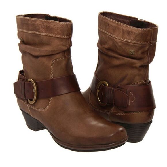 Pikolinos Brujas Bootie Kaki/Choco Ladies Boots Size 6.5/7-37  B39 - Picture 1 of 10